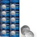 PGSONIC CR2450 Batteries, 3 Volt Lithium Coin Battery 10 Count, High Capacity and Leak-Free Performance