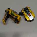 Aimery Collision Transforming Dinosaur Car Toy, 2 Magnetic Cars Convert into Dinosaur Toys,Dino Robot Toy, Boys Toys,Kids Toys, Party Birthday for Kids (Golden)