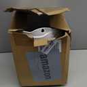 Hanging Planters, Set of 9 White Hanging Pots, 8" Hanging Flower Pots, Plant Pots with Drainage Plugs, Water Barrier and Chains, Come with Free Mini Garden Tools Set