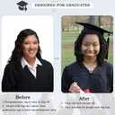 3 x ZEYER Graduation Cap Headband Insert - Secure Fit and Hair-Friendly Cap Upgrade in Black Insert Secures (1 Count (Pack of 1))