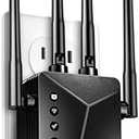 WiFi Extender Boost with Ethernet Port, Long Range Wireless Repeater