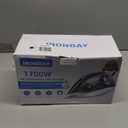 IRONDAY 1700W Steam Iron for Clothes 20s Fast Heat-up, Iron with 10.14oz Water Tank, Non-Stick Ceramic Soleplate, Auto-Off, Spray Mist & Steam Burst, Ironing Clothes for Home