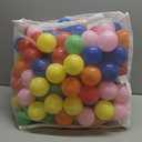 200 Count Ball Pit Balls, 2.3" BPA-Free Bright Multicolor Balls for Kids
