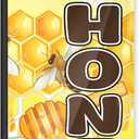 Local Raw Honey Feather Flag for Business Advertising 6 FT Swooper Flag for Storefronts Retailers Shops Food Trucks Events and Fairs (Flagpole Not Included)