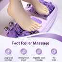 Portable Dual Foot Massage Roller, 12 Wheel Feet Massager Planta, Stress Relief and Improved Circulation, for Home and Office