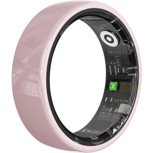 Yihou Smart Ring for Women Health Ring Fitness Tracker with Heart Rate Monitor Sleep Monitor Calorie Pedometer for Android iOS Pink 6