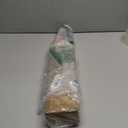 AIR U+ Grout Brush with Long Handle 180 Swivel Scrub Brush with Tweezers to Hair Clip V-Shape Grout Line Scrubber Stiff Bristles for Deep Cleaning Crevice, Tile Line, Shower, Kitchen, Corners (Orange)