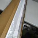 LazBlinds Cordless Cellular Shades, No Tools No Drill Blackout Honeycomb Shades Pleated Blinds for Windows, 34'' W x 48'' H, Silver White