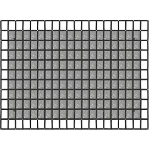 126" x 174" Truck Bed Cargo Net with 1500LBS Capacity | Heavy Duty 10.5' x 14.5' Cargo Net With Adjustable Cam Buckles & S-Hooks & Cross Strap For Pickup Truck Bed Trailer SUV Jeeps