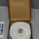 Garage Door Seal Top and Sides, 40 FT Universal TPE Weather Stripping Trim Weatherproofing Seal with Nails and Lids in White