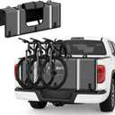 Tailgate Pad for Mountain Bikes, 51" Tailgate Protection Pad for Compact & Mid-Size Trucks, Holds Up to 5 Bikes, with Tool Pockets, Backup Camera Access Flap