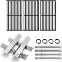 Replacement Parts for Monument Grill 35633 41847NG 24367 24633 17842, A0212804 Cooking Grid A0212926 Main Burner D010012307 Flame Tamer Igniter for 35633 Monument Grill 4-Burner Grill