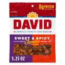 DAVID Jumbo Sunflower Seeds, Sweet and Spicy Flavor, Easter Basket Stuffer for Baseball Players, (5.25 Ounce), 12 Packs, Best By Sep 14, 2026