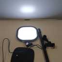 Desktop Video Conference Lighting Kit, Professional LED Light with Stand and Phone Holder, Adjustable Brightness and Color Temperature for Zoom Streaming Video Recording Makeup, US