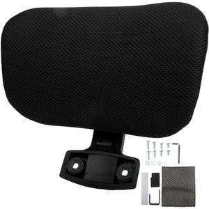 Adjustable Office Chair Headrest, Chair Headrest, Lift Chair Head Cushion, Chair Attachment Neck Support for Ergonomic Executive Chairs Black
