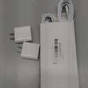 iPad Charger Fast Charging 10ft USB-C Cable & 20W USB-C Charger Block 2-Pack for Apple iPad A16/11th/10th/Pro 13/12.9/11/Air/Mini A17 Pro, iPhone 17/16/15 Series, White