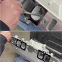 4Pcs Long Carbide Burr Set 1/4" Shank Total L 6.1" Die Grinder Bits Rotary Rasp Attachment Cut Port Grind Metal Cast Iron Steel Aluminum Cylinder Head Engine Intake Exhaust Manifold Tight Area