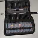 Creativepeak Watercolor Brush Pens - 72 Vibrant Soft Tip Coloring Markers with 4 Blending Brushes - Premium Art Supplies for Calligraphy, Lettering, Coloring & Journaling (1 Set (72 Colors))