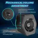Edifier G2000 32W PC Gaming Computer Speakers for Laptop Mac Desktop Computer Woofer Speakers Bluetooth USB 3.5mm AUX Inputs RGB Lights Multimedia Speakers Black