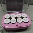 Conair Jumbo Hair Rollers, Ceramic, 2" Rollers, 8 Count, Pink
