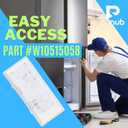 W10515058 Refrigerator Main LED Light WPW10515058 AP6022533 PS11755866 W10522611 W10465957 AP6022534 PS11755867 3021142 Compatible for Whirlpool, Kenmore, Maytag, KitchenAid, AP6022533 PS11755866