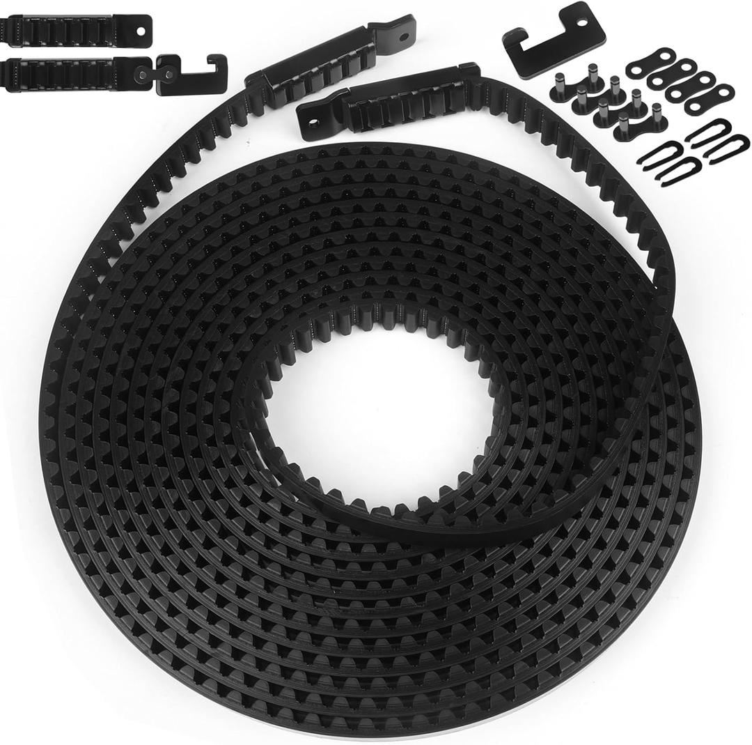 41A5434-13 Drive Belt 257'' for 8FT Garage Door Stable and Quiet Belt Replacement Compatible with Chamberlain Liftmaster Craftsman Sentex Whisper Openers (41A5434-13A 8FT Garage Door Belt)