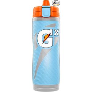 Gatorade Gx Plastic Squeeze Bottle, Light Blue, 30oz