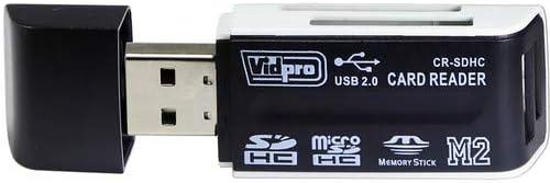 Vidpro SD/SDHC Card Reader SD, MicroSD, MS and M2 Cards