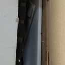 Nathan James Cohen Mid-Century Modern Leather Bar Stool, Counter Height Chair in Solid Wood Frame with Footrest and Woven Leather Back for Kitchen, Black