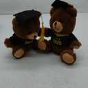 2-pk class of 2025 graduation bear with cap 10 in.