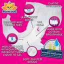 Bodhi Dog Disposable Female Dog Diapers - Super Absorbent Dog Diapers for Female Heat Cycle - Adjustable Fit Pee Wraps for Potty Training, Moisture Control & Wetness Indicator - Extra Small (20 Count)