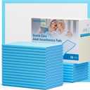 Bed Pads Disposable Adult 40"x40" 60 Count, Extra Large Chucks Incontinence Underpads, Super Absorbent & Leakproof Chux Pads, Pee Pads for Pets, Adults & Kids, Puppy Training Pads