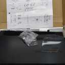 Dual Monitor Stand - Vertical Stack Screen Free-Standing Monitor Riser Fits Two 13 to 34 Inch Screen with Swivel, Tilt, Height Adjustable, Holds One (1) Screen Up to 44Lbs (Black)