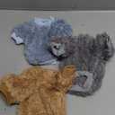 FabriCastle Dog Sweater, 3-Pack Dog & Cat Clothes, Ultra Soft and Warm Pet Jackets for  Dogs Boy, Winter Pet Apparel Costumes, Puppy Outfits (Blue,Grey,Doe, XX-Small)