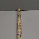 RUSPEPA Kraft Christmas Wrapping Paper Roll, Mini Roll, Vintage Black Forest Reindeer and Pinecone Design, Rustic Woodland Gift Wrap for Family, Friends, Christmas, Holiday, 17 Inches x 16.4 Feet