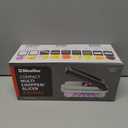 Mueller Vegetable Chopper Mandoline Slicer, Food Veggie Chopper, Cheese Grater, Onion Vegetable Cutter with Container, Dicer, Kitchen Gadgets & Essentials, White Sand/Grey (6 blade)