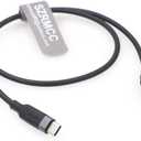 SZRMCC USB C Type-C to Hirose 4 pin Male PD Trigger Power Cable for Zoom F4 F8 Sound Devices 688 644 633 (Stright USB C)