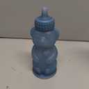 TalkTools Honey Bear Silicone Straw Cup, Dishwasher Safe Baby Drinking Bottle, Premium Food-Grade Material, Honeybear Sippy Cup for Ages 4+ Months, Kids and Toddlers (Single 8oz) (Ocean)