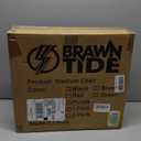 BRAWNTIDE Wide Stadium Seat - Extra Thick Cushion, Great Back Support, Lightweight Chair, Multiple Storage Pockets, Compact, Ideal for Sporting Events (Black)