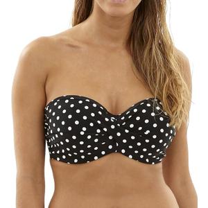Panache Women's Swim Anya Spot Bra-Sized Bandeau Strapless Swimsuit Bikini Top with Detachable Straps, 38E