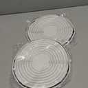 Enhon 2 Pack Pie Crust Bags for Rolling Out with 4"-11" Size Marks, Non Stick Pie Crust Dough Bag with Zipper, Food Grade Silicone Dough Rolling Bag for Making Pizza, Dishwasher Safe (Black)