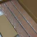 20 Inch Folding Teak Shower Bench - Wall Mounted Space-Saving Shower Seat for Elderly & Adults, Brushed Nickel Cover, 400lb Weight Capacity, Ideal for Shower