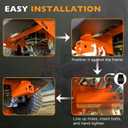 HQPASFY 093-1136-23 Hitch Kit with Pin 2" Hitch Receiver 093-1136-98 & 093-1111-00 Compatible with Bad Boy, 2021 & Up Maverick - Orange