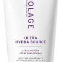 Biolage Ultra Hydra Source LeaveIn Cream  Moisturizes & Controls Frizz, For Very Dry, Thick, Hair, Infused with Microdosed with Cupuaçu Butter & Salicylic Acid