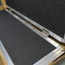 WHALEMOTOR Portable Wheelchair Ramp 4FT, Anti-Slip Aluminum Folding Portable Ramp, Wheelchair Ramps for Home, Weight Capacity Up to 800 LBS, with Transition Plates Above and Below, Loading Dock Plates