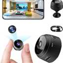 2 x Mini Security Camera, A9 Mini Camera, 1080P HD WiFi Home Indoor Outdoor Camera for Baby/Pet/Nanny, IP Camera Remote Viewing for Security with iOS,Android Phone APP