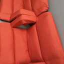 Extra Wide Stadium Seats With Back Support 2 Pack, Exclusive "Sofa Style" Design Thick Bleacher Chairs With Back and Cushion, 6 Reclining Positions - Ultimate Comfort for Sports Events (Red, 25")