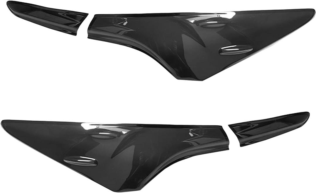 HIGH FLYING for Toyota Camry 2018-2024 Car Accessories Rear Tail Light Cover Lens Trim Transparent Black ABS 4PCS