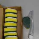 Dish Wand with 7Pack Replacement Dish Wand Sponges,Not Easy Leak Dishwand and Long Lasting Replacement Sponge Heads,Dish Brush Pads Kitchen Cleaning Sets
