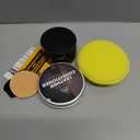 FORTIVO Leather Recoloring Balm with Mink Oil, Couch Repair Kit, Leather Dye and Restorer for Furniture - Black